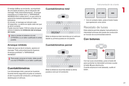 2018-2020 Citroën Jumpy/Dispatch/SpaceTourer Owner's Manual | Spanish