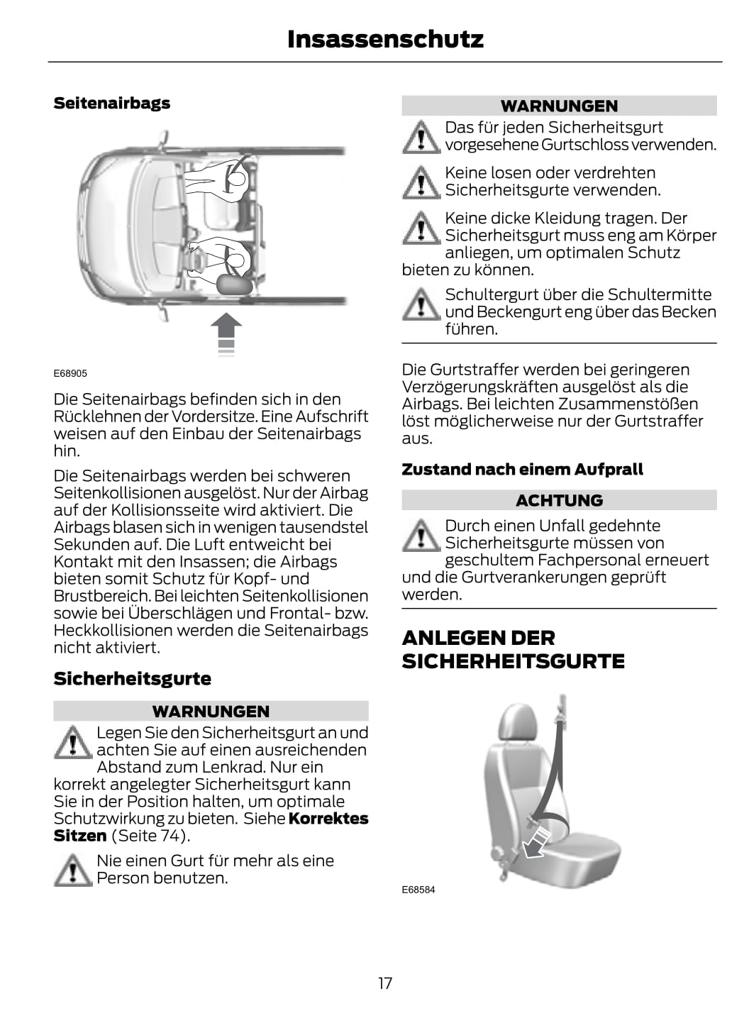 2011-2012 Ford Transit Owner's Manual | German