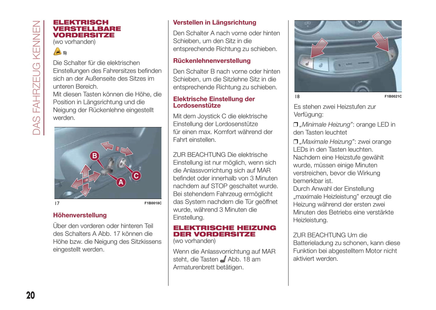 2015-2018 Fiat 500X Manuel du propriétaire | Allemand