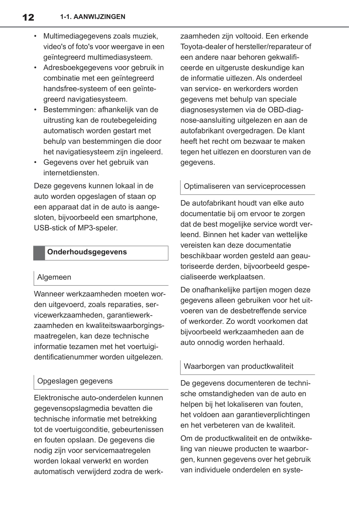 2021 Toyota Supra Gebruikershandleiding | Nederlands