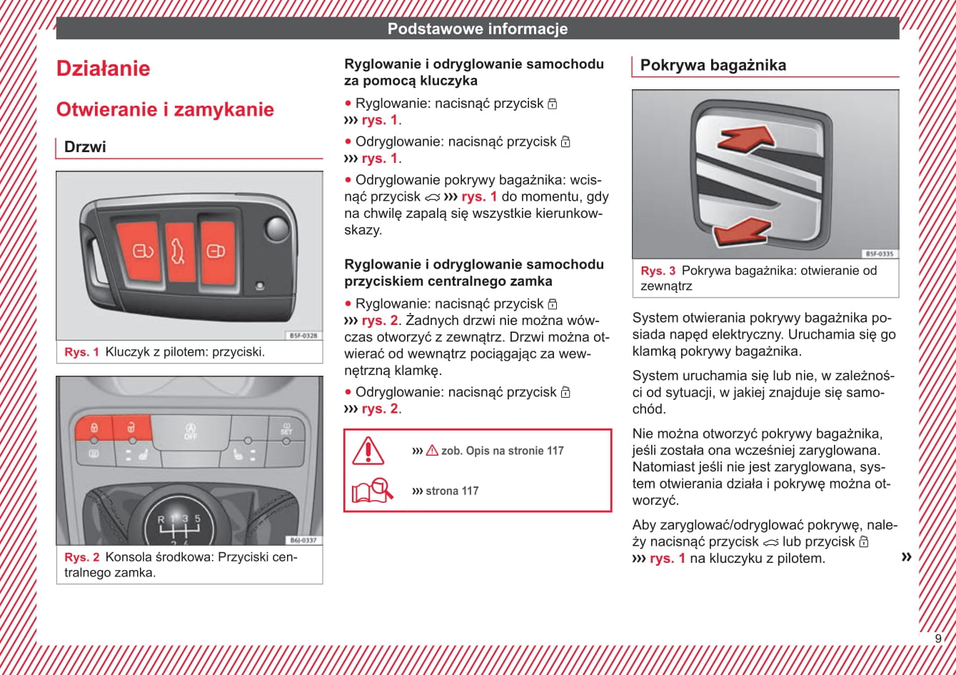 2015-2017 Seat Ibiza Owner's Manual | Polish