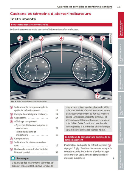 2010-2013 Audi A8/S8 Bedienungsanleitung | Französisch