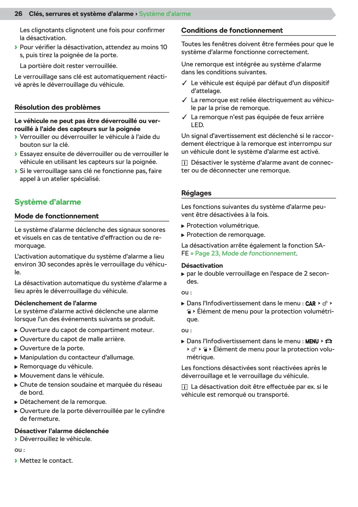 2019-2020 Skoda Scala Bedienungsanleitung | Französisch