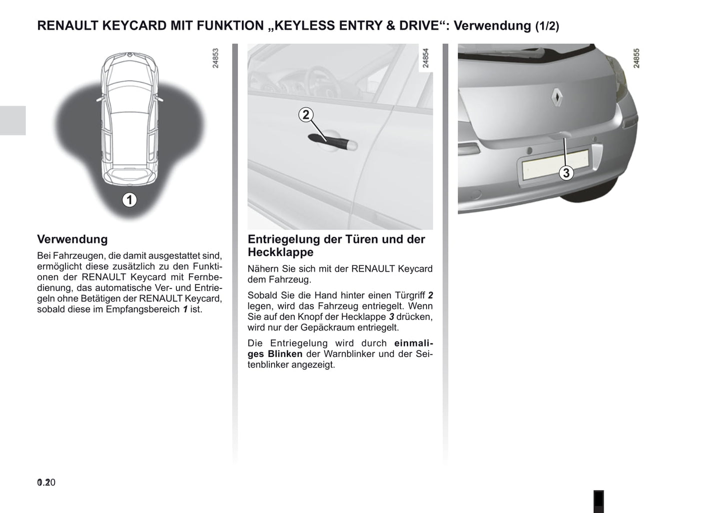 2012-2013 Renault Clio Bedienungsanleitung | Deutsch