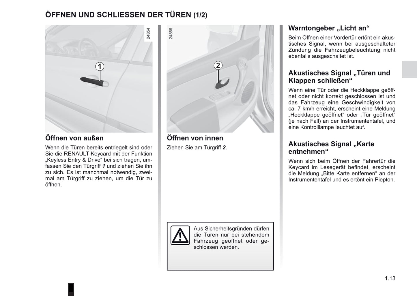 2012-2013 Renault Clio Bedienungsanleitung | Deutsch