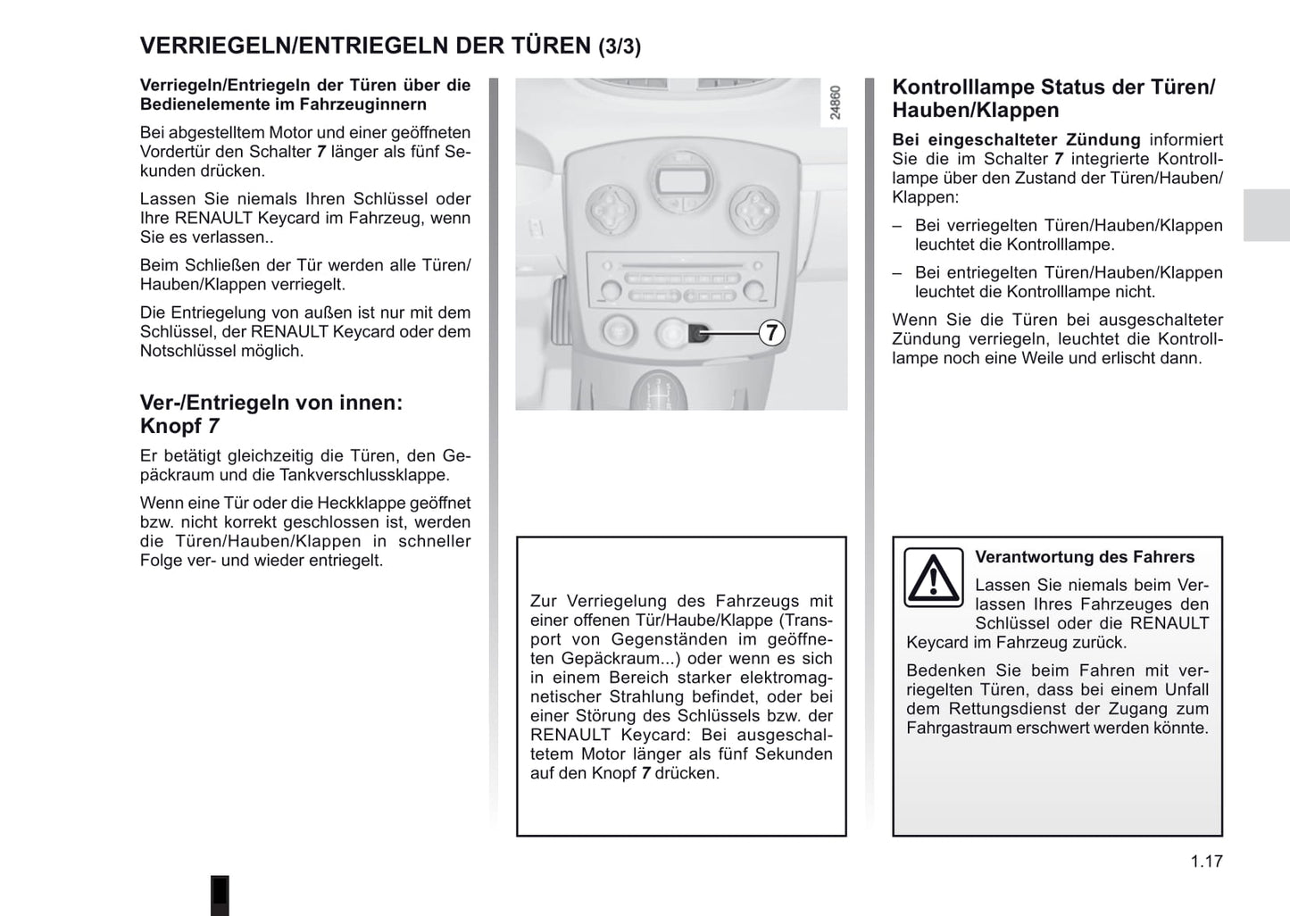 2012-2013 Renault Clio Bedienungsanleitung | Deutsch