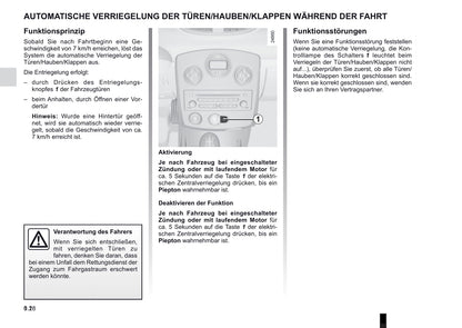 2009-2013 Renault Clio Manuel du propriétaire | Allemand