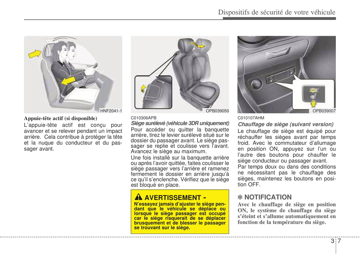 2008-2009 Hyundai i20 Owner's Manual | French