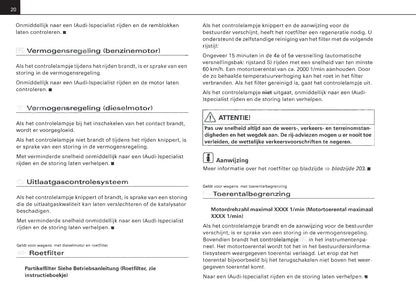 2007-2010 Audi A8 Owner's Manual | Dutch