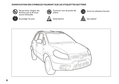 2012-2013 Fiat Sedici Manuel du propriétaire | Français
