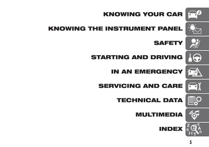 2014-2015 Fiat 500 Gebruikershandleiding | Engels