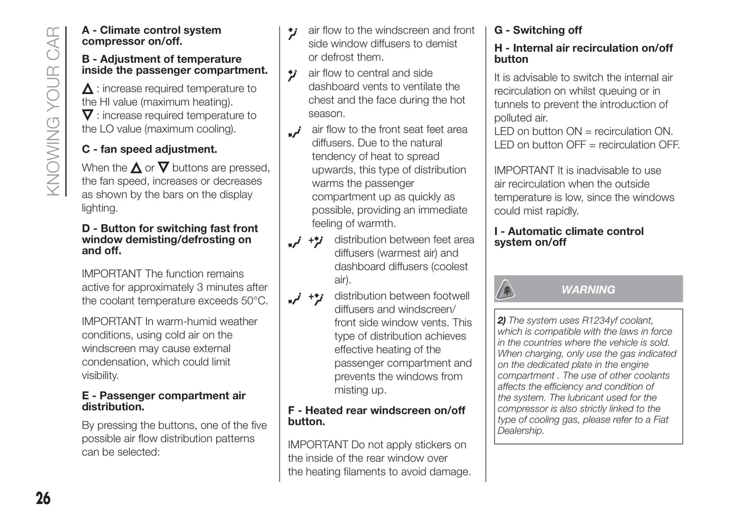 2014-2015 Fiat 500 Owner's Manual | English