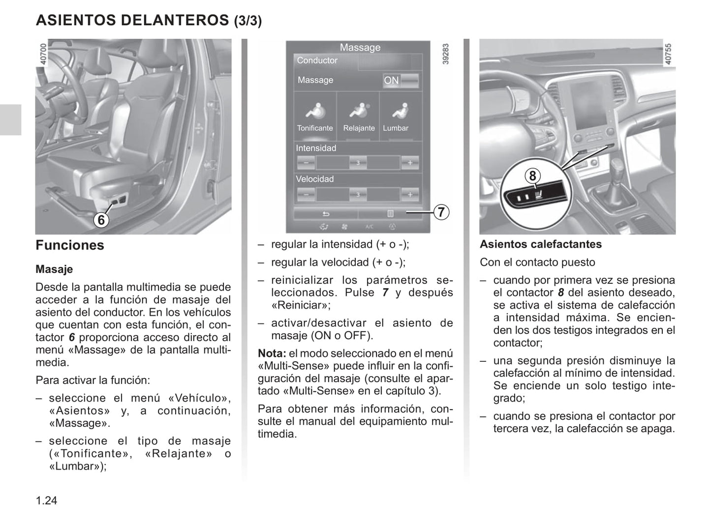 2018-2019 Renault Mégane Owner's Manual | Spanish