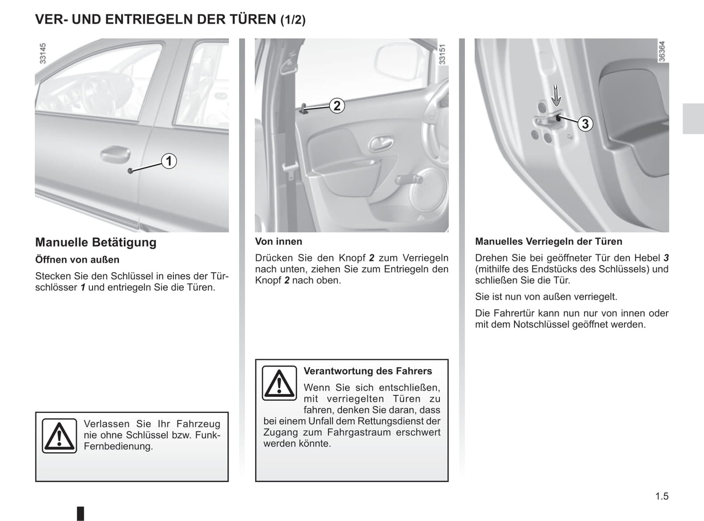 2013-2016 Dacia Logan Bedienungsanleitung | Deutsch