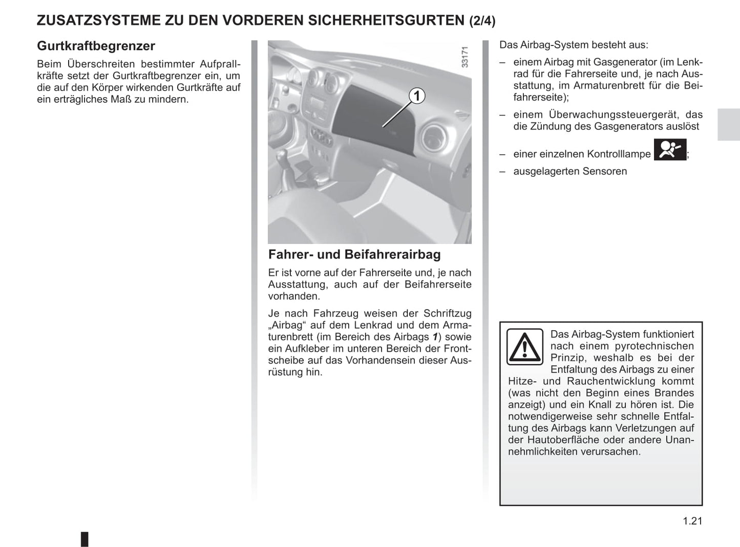 2013-2016 Dacia Logan/Logan MCV Owner's Manual | German