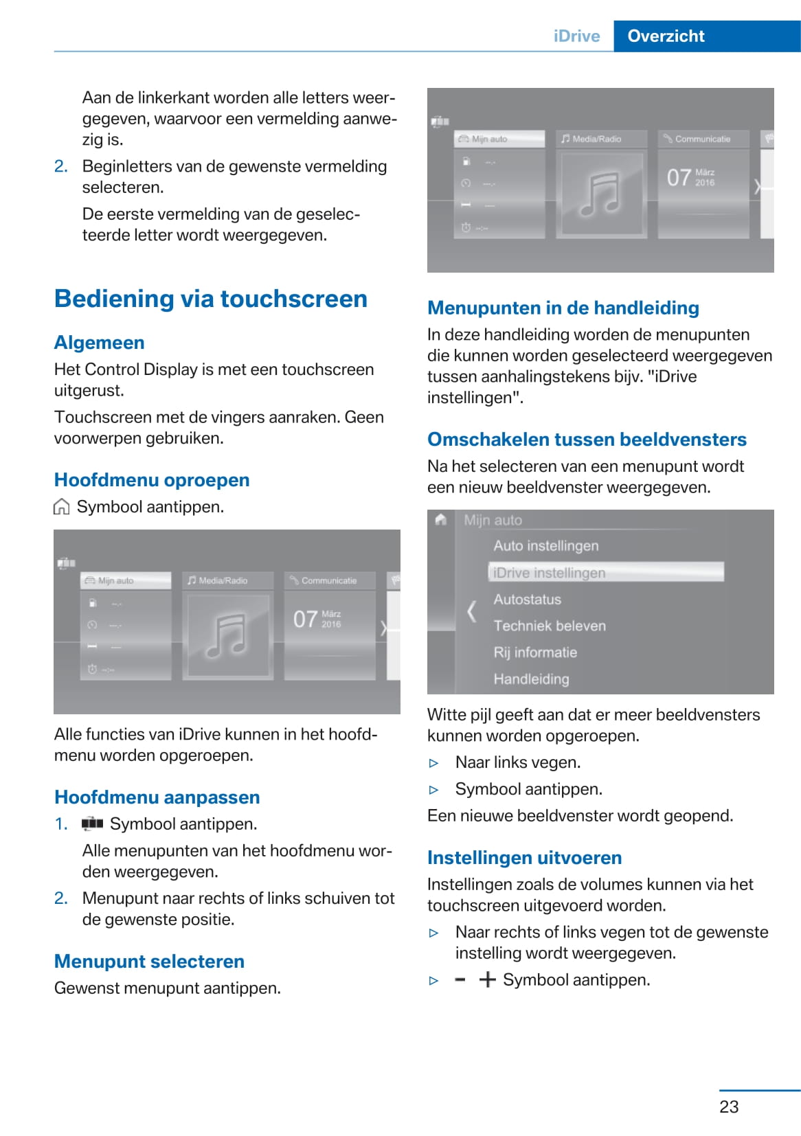 2017-2018 BMW X1 Owner's Manual | Dutch