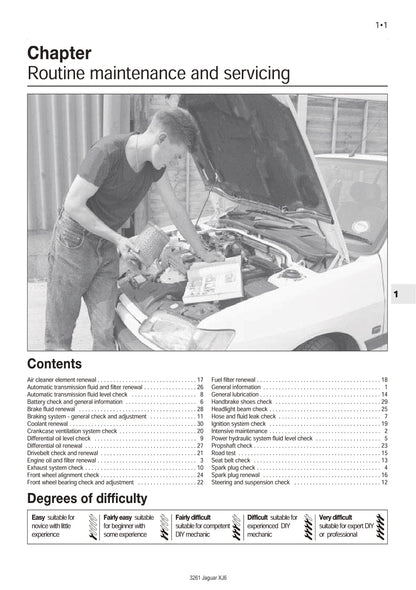 Jaguar Service and Repair Owner's Manual XJ6
