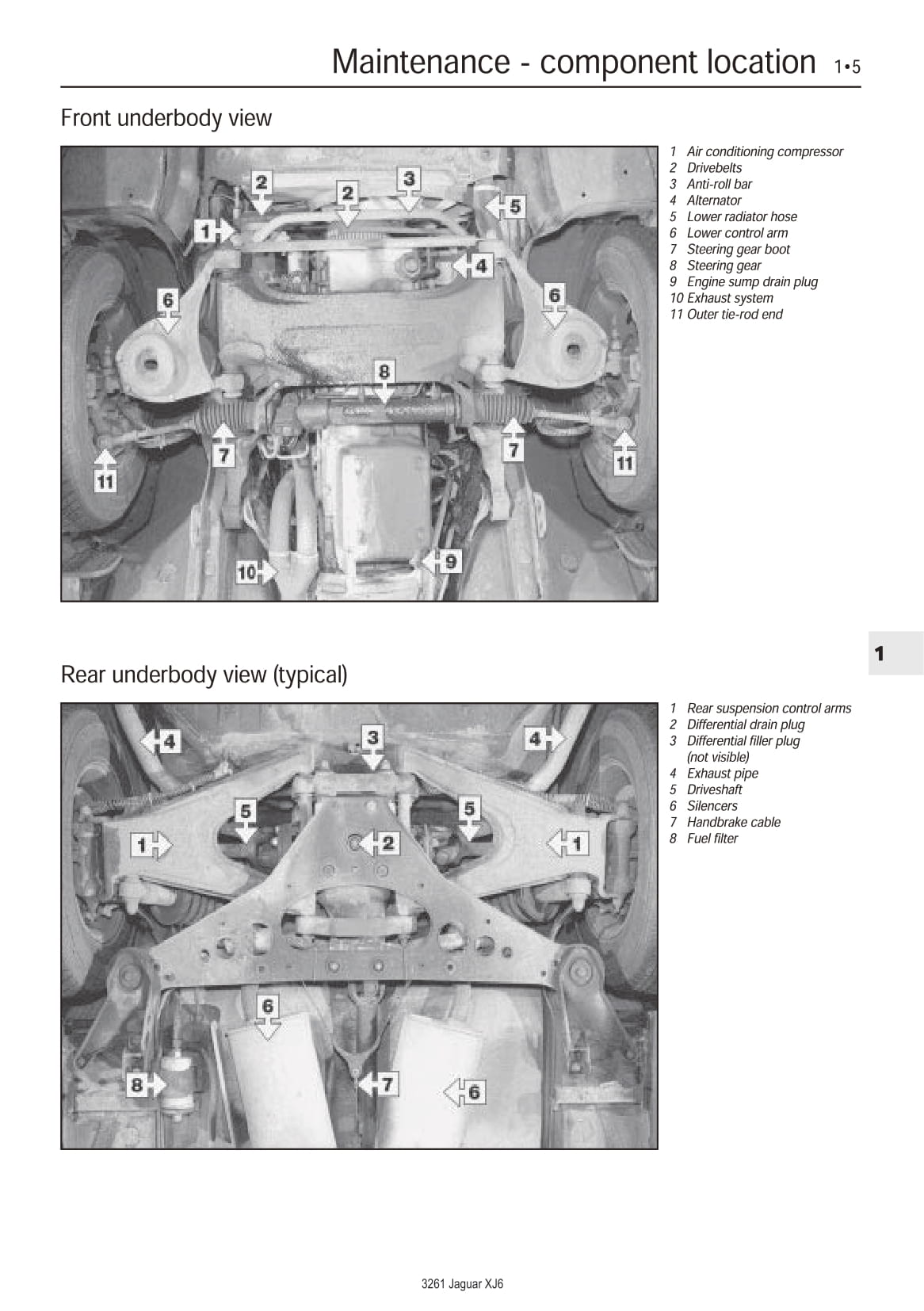 Jaguar Service and Repair Owner's Manual XJ6