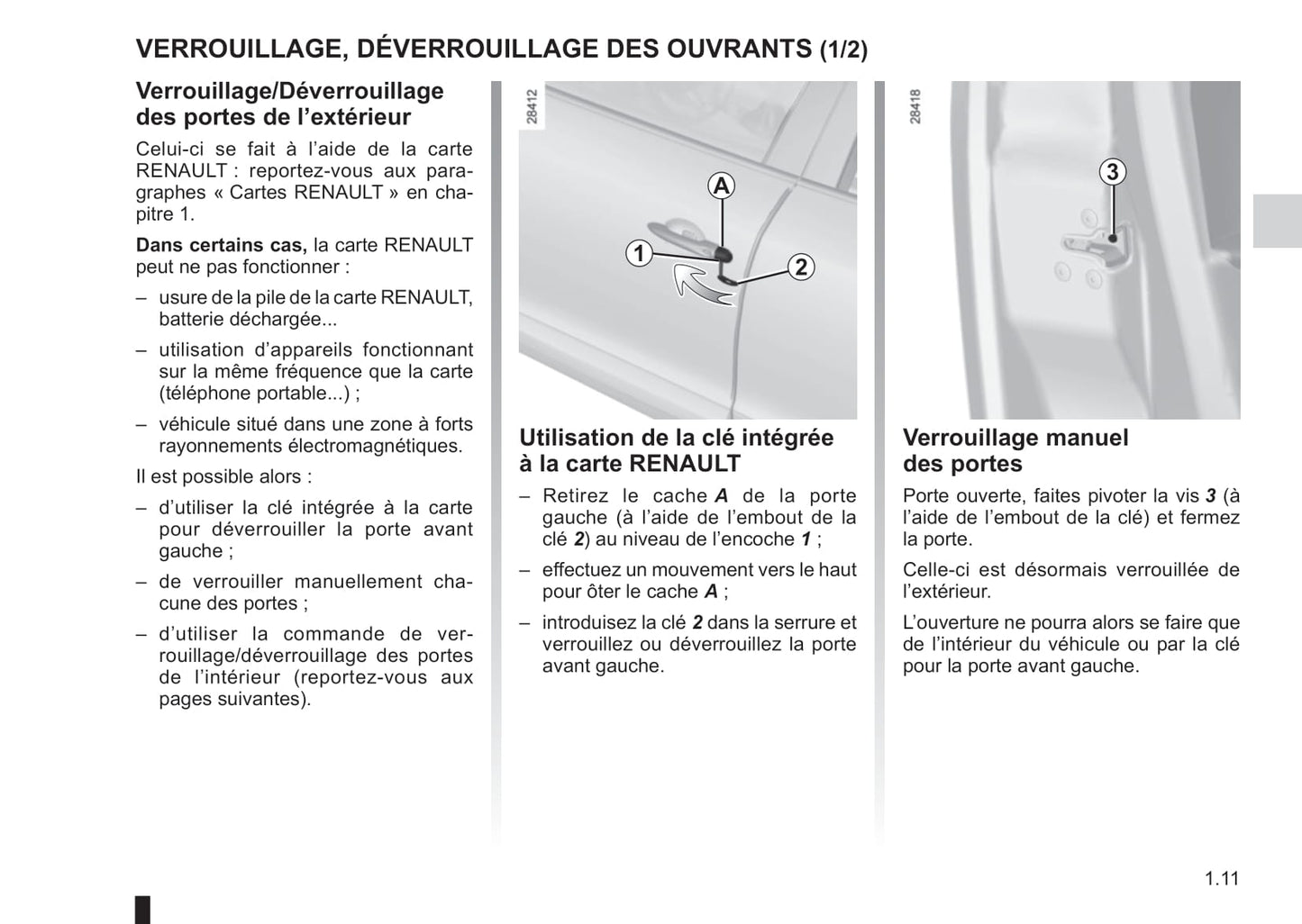 2015-2016 Renault Mégane Owner's Manual | French