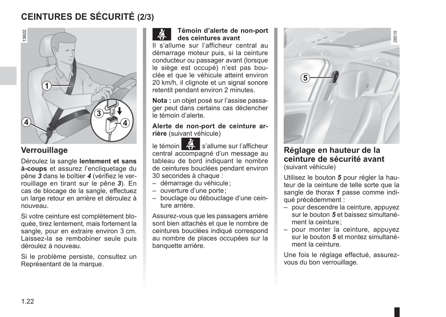 2015-2016 Renault Mégane Owner's Manual | French