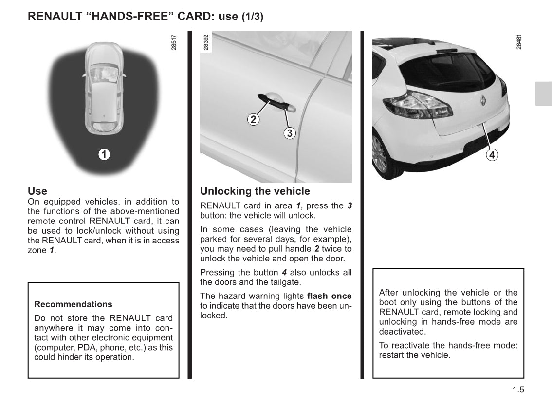 2015-2016 Renault Mégane Owner's Manual | English