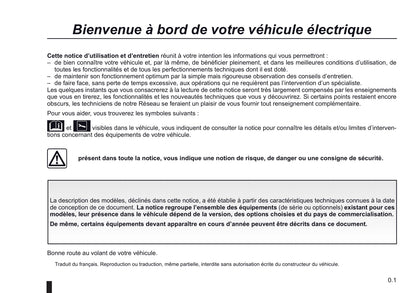 2018-2019 Renault Zoe Gebruikershandleiding | Frans