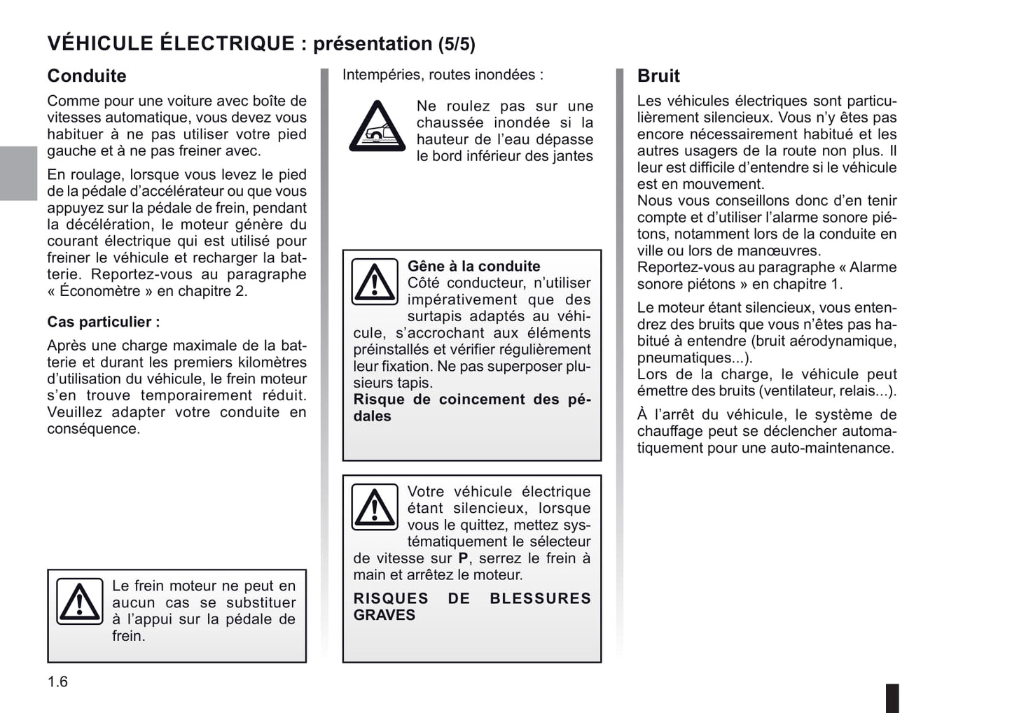 2016-2019 Renault Zoe Manuel du propriétaire | Français