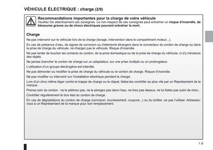 2018-2019 Renault Zoe Gebruikershandleiding | Frans