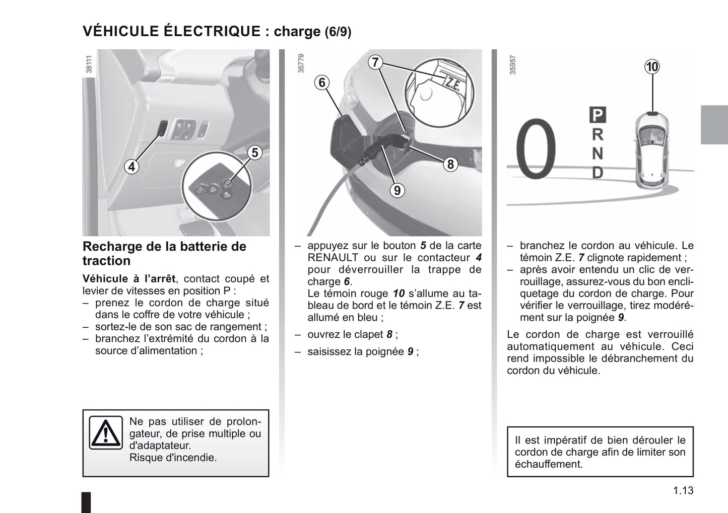 2016-2019 Renault Zoe Manuel du propriétaire | Français