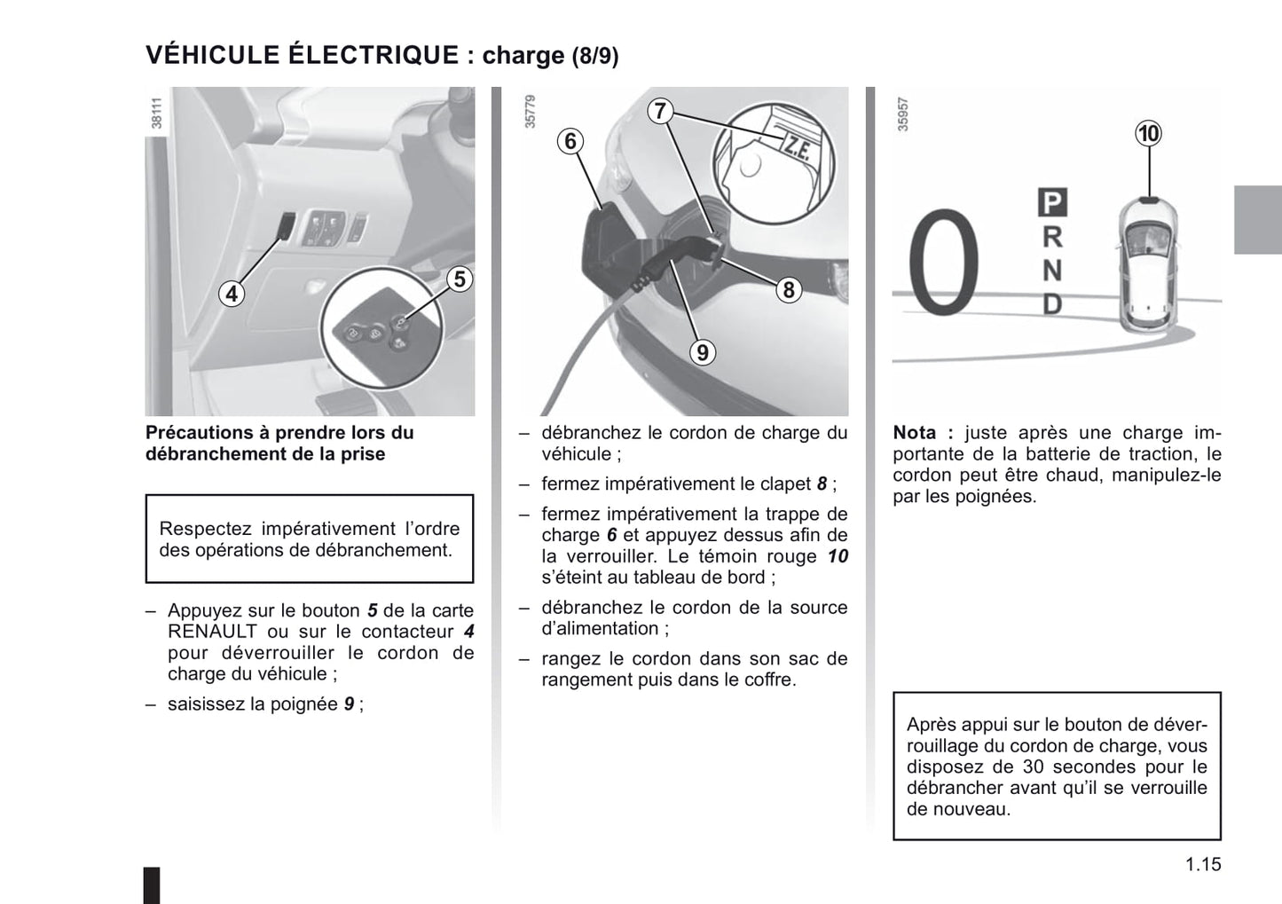 2018-2019 Renault Zoe Owner's Manual | French