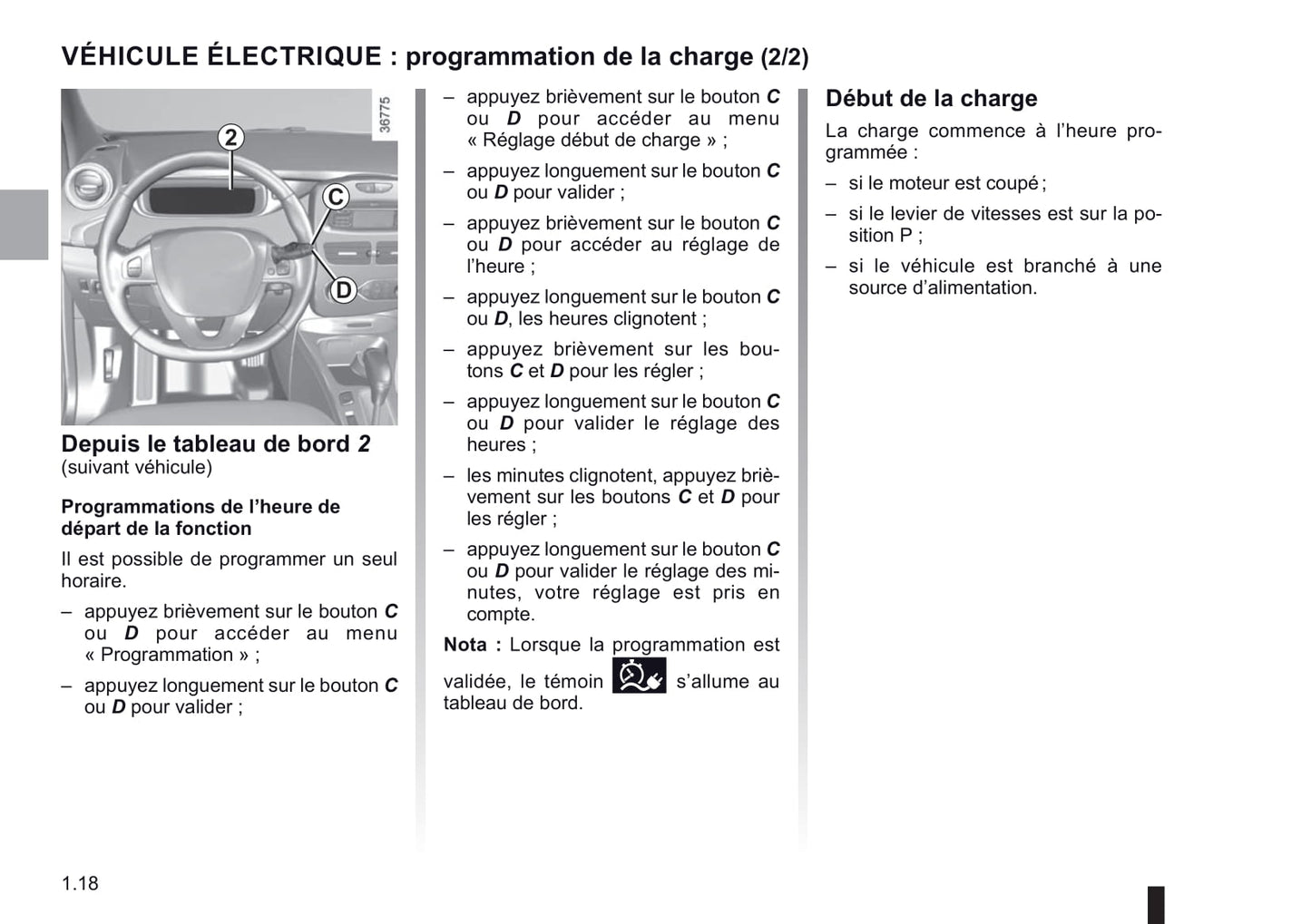 2016-2019 Renault Zoe Manuel du propriétaire | Français