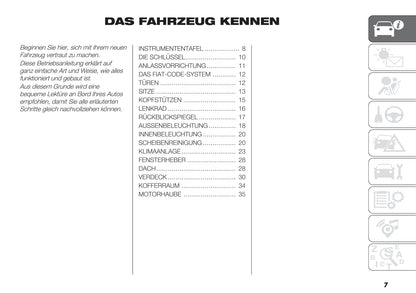 2020-2021 Fiat 500/500C Hybrid Owner's Manual | German