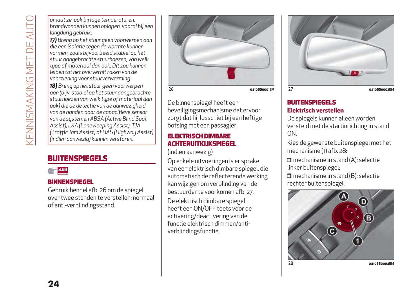 2020-2023 Alfa Romeo Giulia Owner's Manual | Dutch