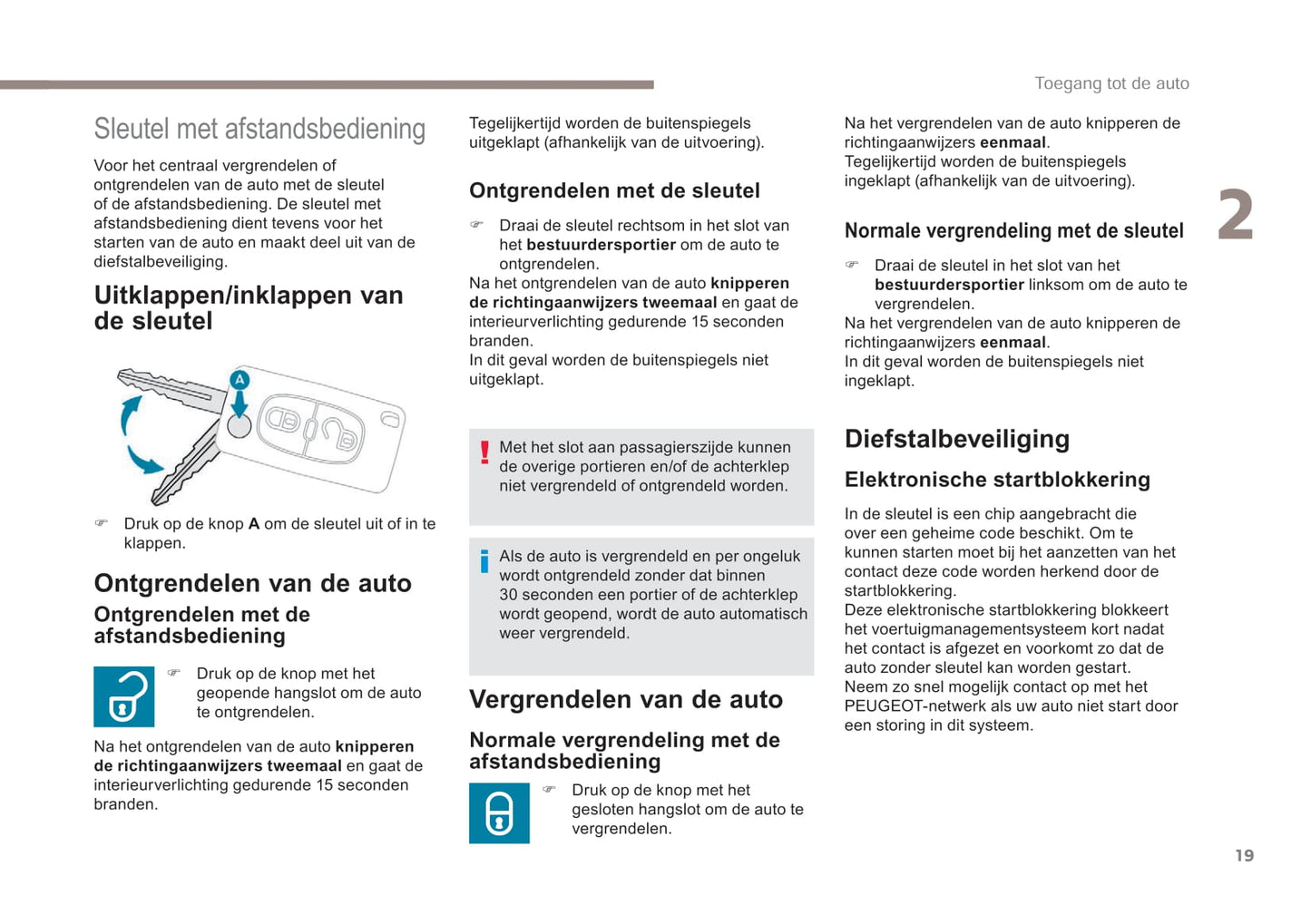 2017-2020 Peugeot Ion Bedienungsanleitung | Niederländisch