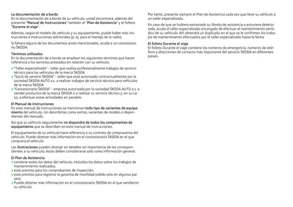 2013-2014 Skoda Yeti Owner's Manual | Spanish