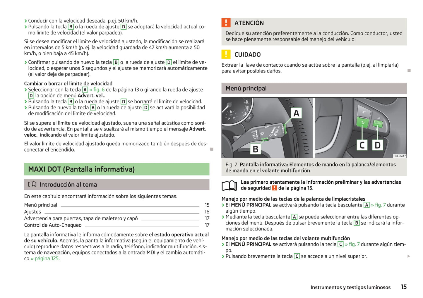 2009-2014 Skoda Yeti Gebruikershandleiding | Spaans