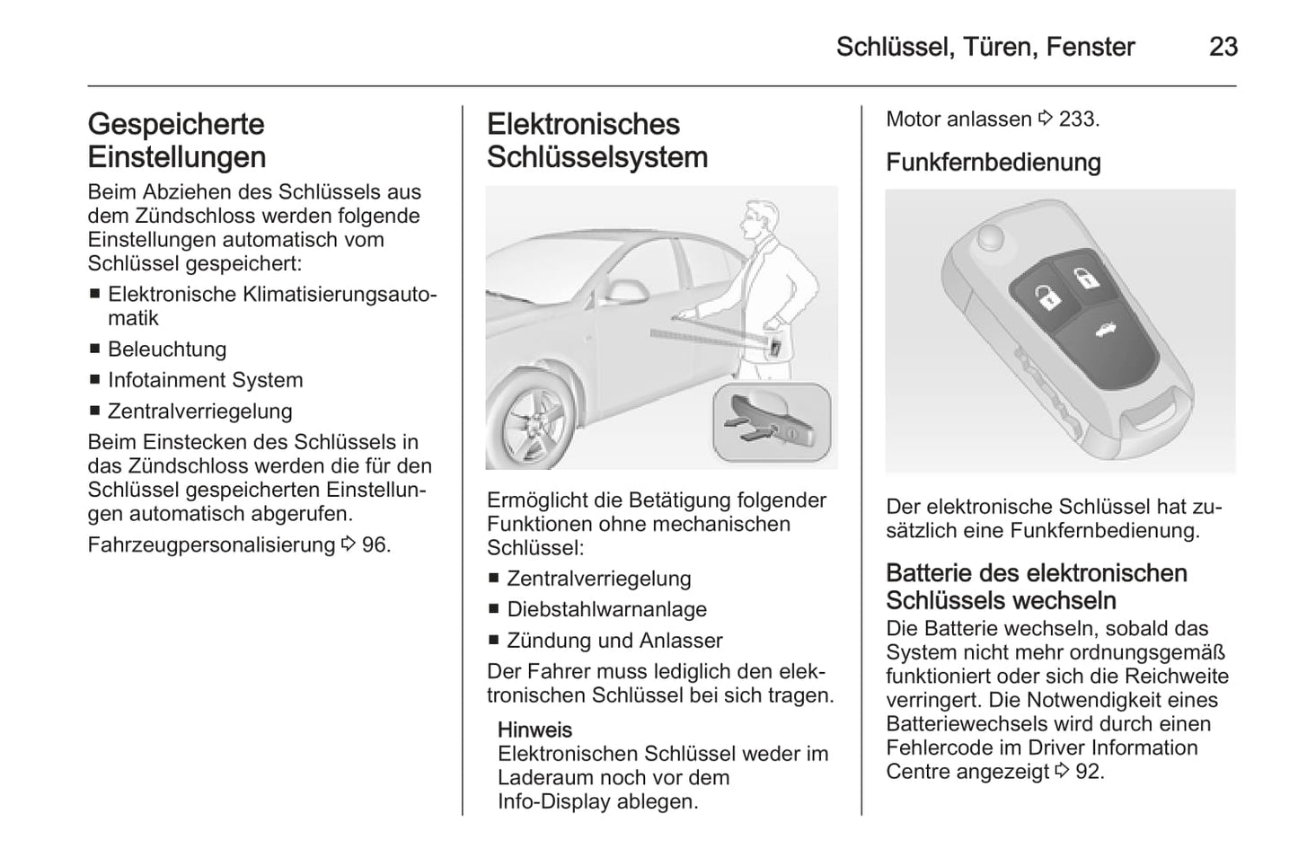 2013-2014 Chevrolet Cruze Owner's Manual | German