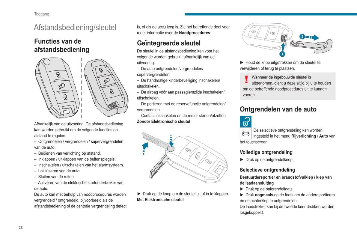 2020-2023 Peugeot 2008 / e-2008 Owner's Manual | Dutch
