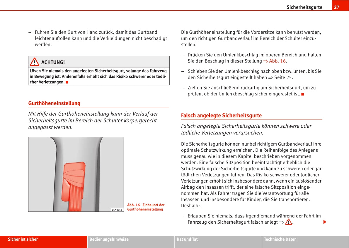 2005-2009 Seat Leon Gebruikershandleiding | Duits