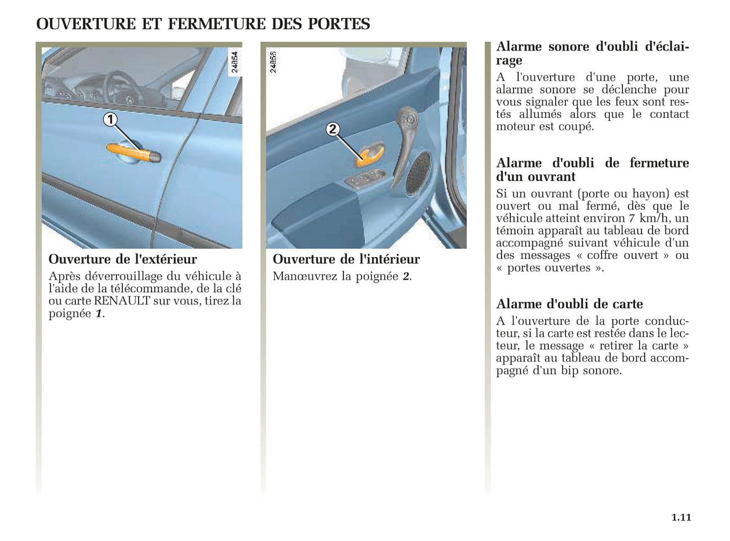 2005-2006 Renault Clio Bedienungsanleitung | Französisch