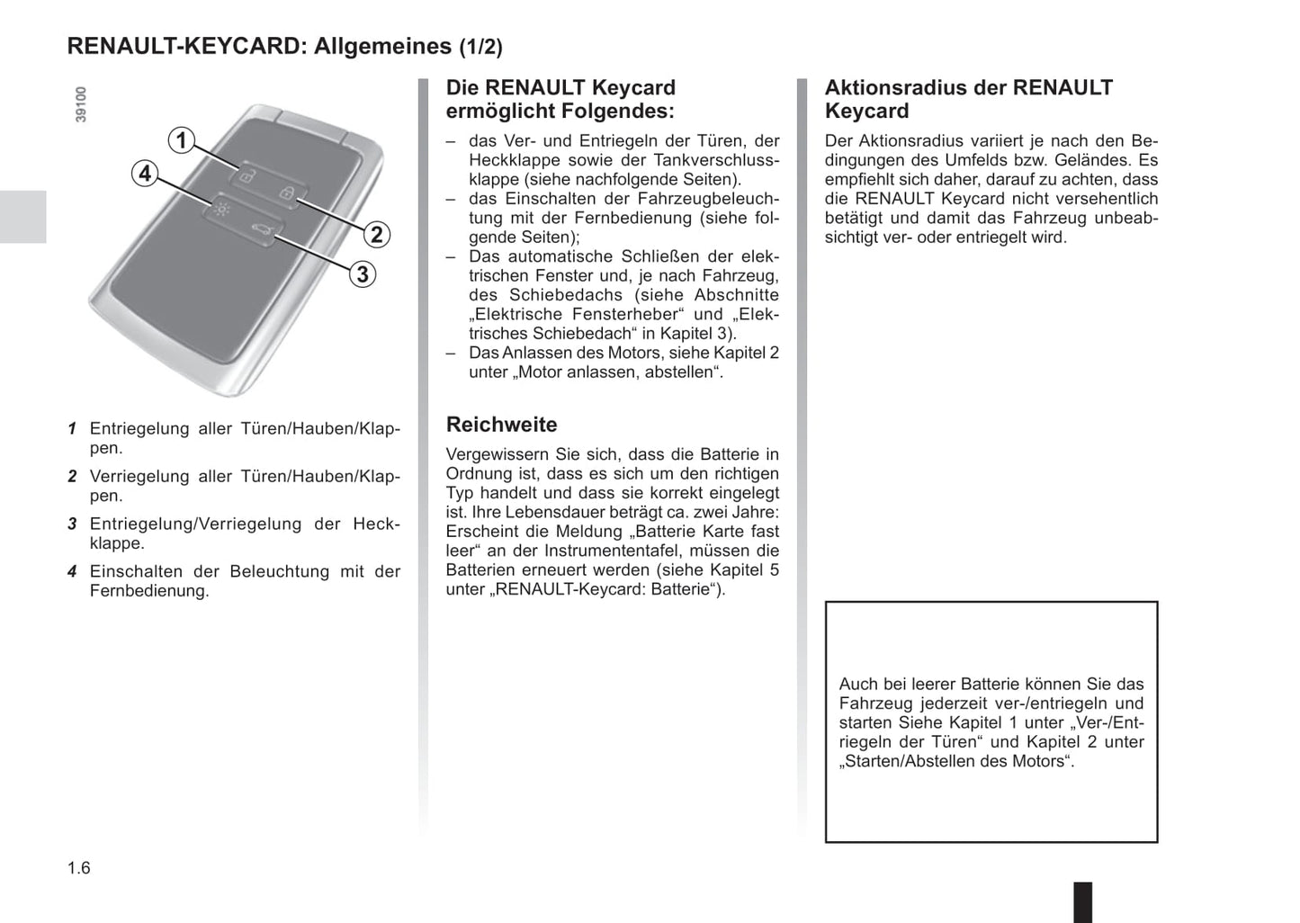 2016-2017 Renault Mégane Owner's Manual | German