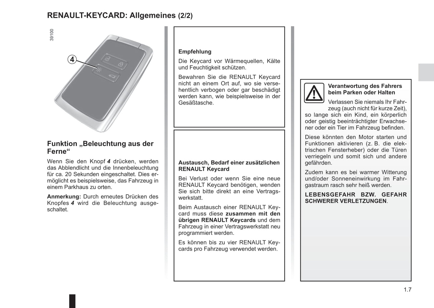 2016-2017 Renault Mégane Owner's Manual | German