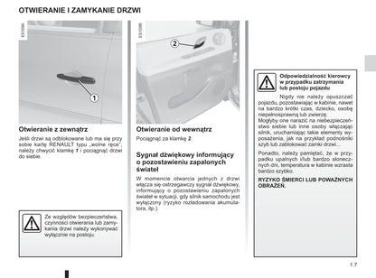 2012-2013 Renault Espace Owner's Manual | Polish