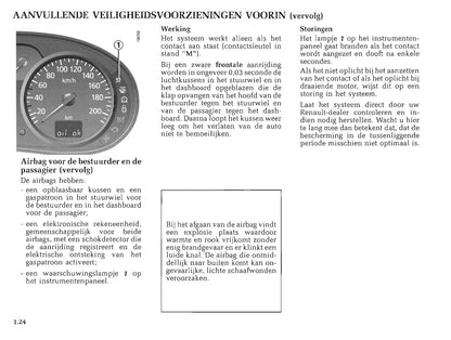 2000-2001 Renault Trafic Bedienungsanleitung | Niederländisch