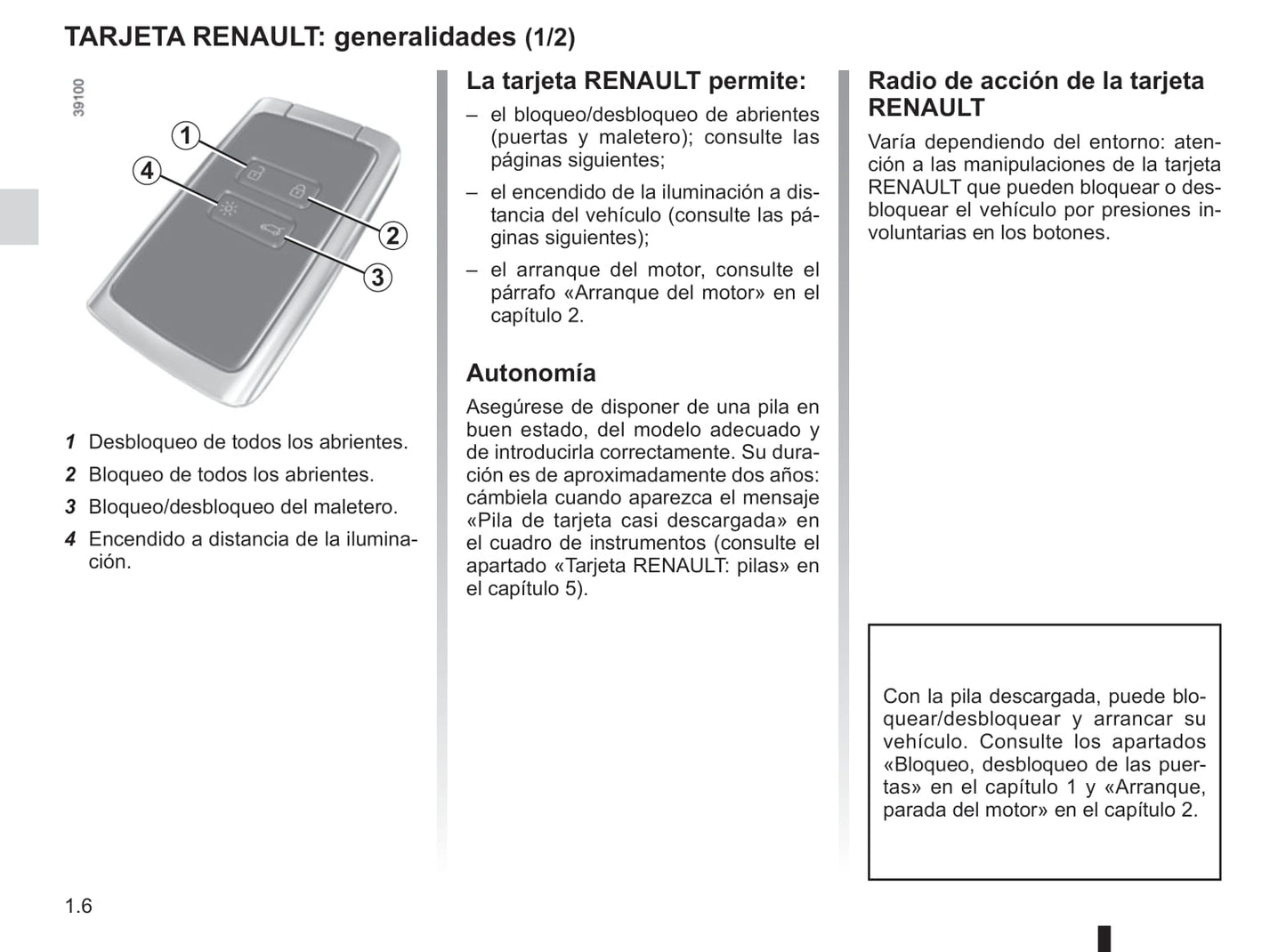 2018-2019 Renault Kadjar Bedienungsanleitung | Spanisch