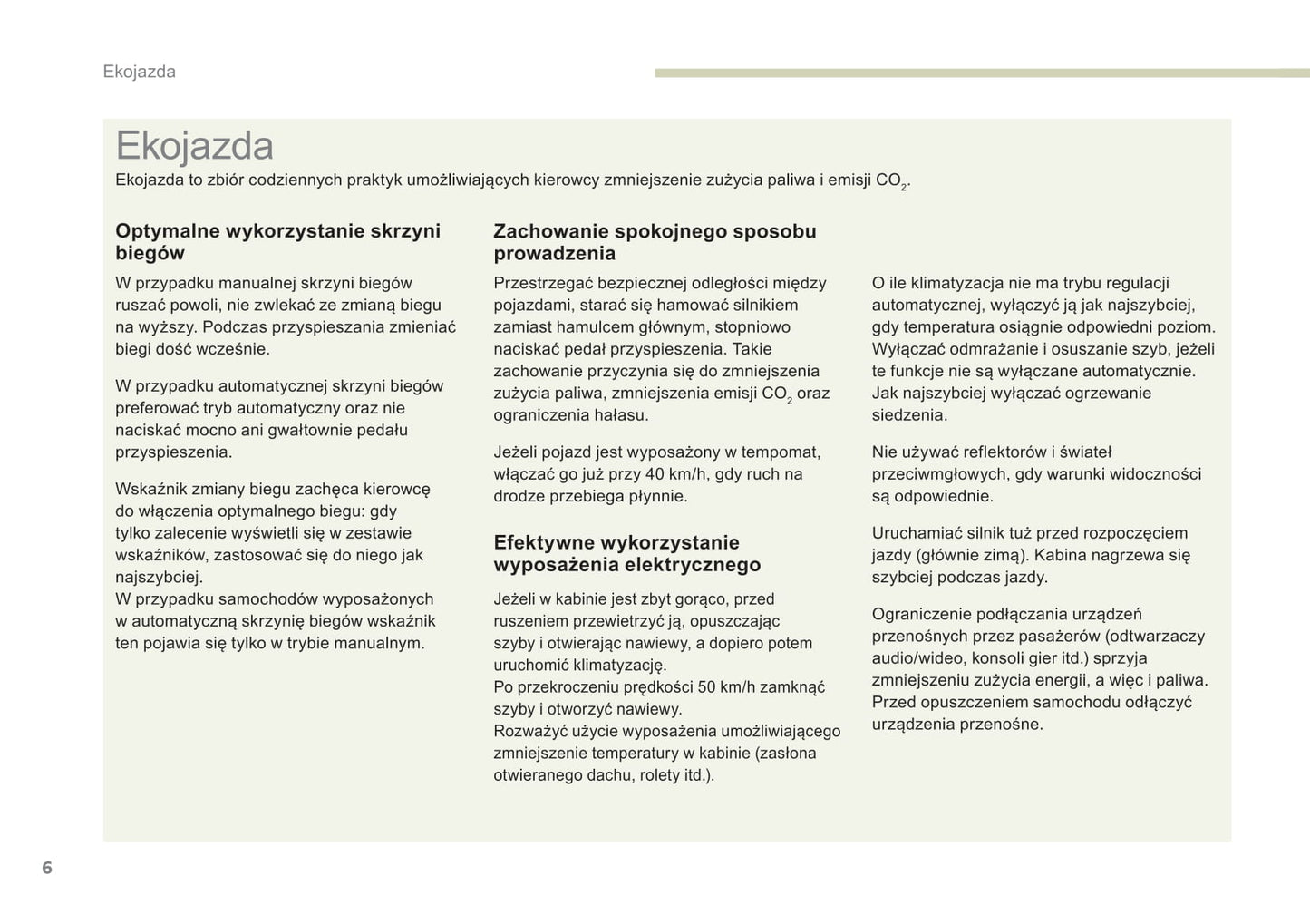 2018-2020 Citroën C5 Aircross Owner's Manual | Polish