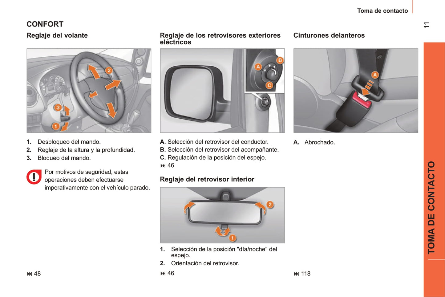 2011-2013 Citroën Nemo Owner's Manual | Spanish