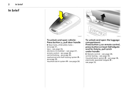 2005-2009 Vauxhall Vectra Bedienungsanleitung | Englisch