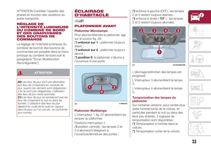 2017-2018 Fiat Tipo 4 Doors Gebruikershandleiding | Frans