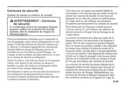2002 Kia Sportage Bedienungsanleitung | Französisch
